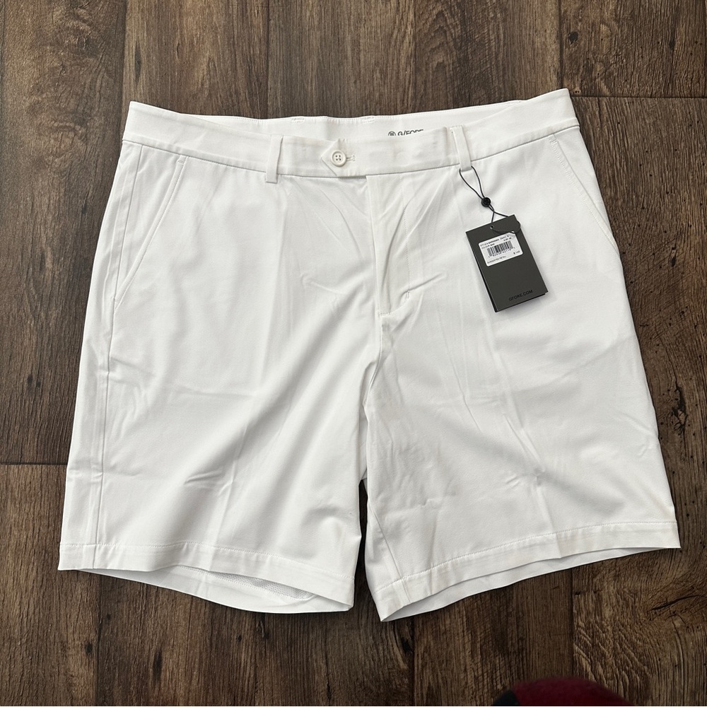 G/Fore Maverick Stretch Lined Golf Shorts Men’s Size 38 Snow White
